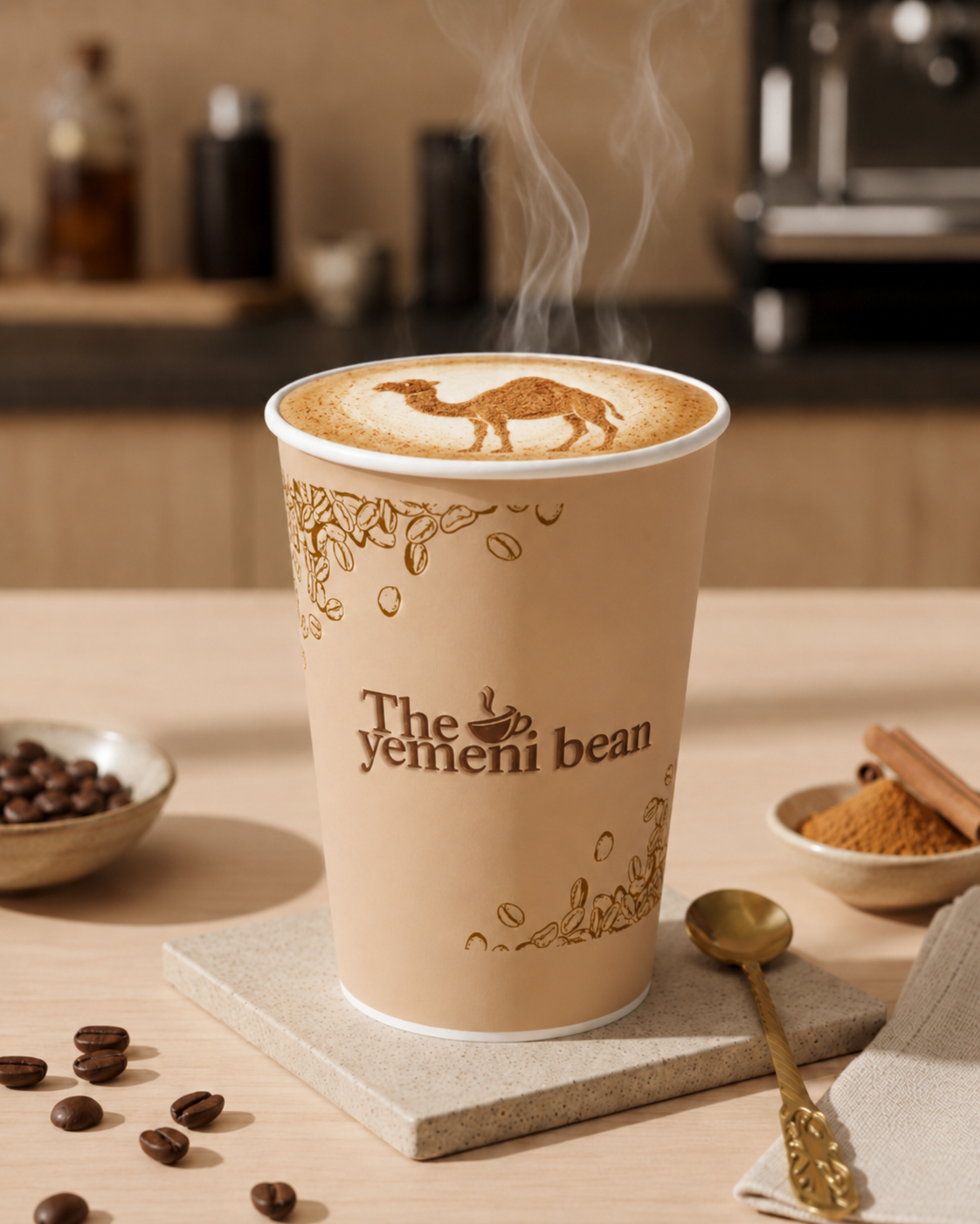 Yemeni latte from The Yemeni Bean Cafe